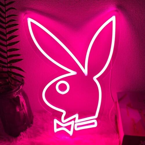 Acrylic Neon Bunny Sign  - Lot 666