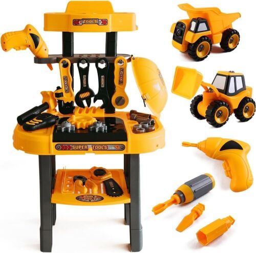 Tomleon Toddler Workbench and Tool Kit - Lot 139