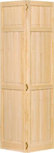 Kimberly Bay Closet Door, Bi-fold, 6-Panel Style Solid Wood (80x24)  - Lot 128