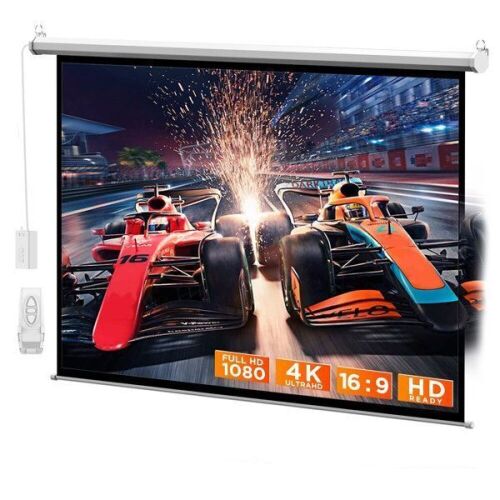 Bomaker 100" Motorized Projector Screen  - Lot 147