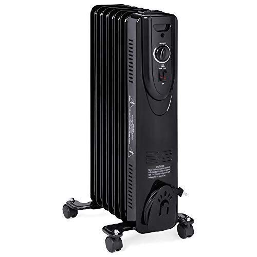 1500W Electric Energy-Efficient Radiator Heater w/Adjustable Thermostat, Safety Shut-Off  - Lot 193