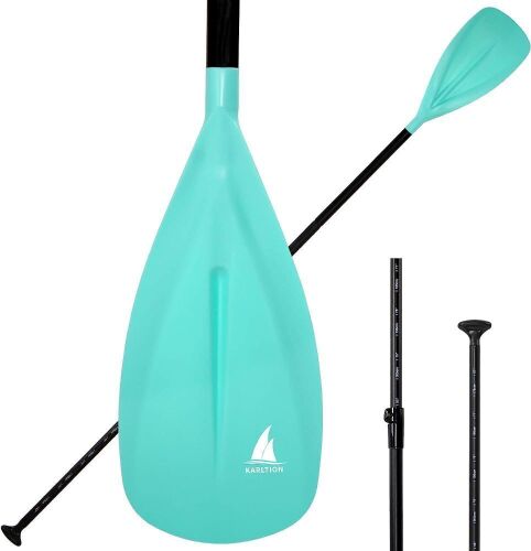 Karltion Adjustable Aluminium Paddle Board Paddle with Glass Fiber Blade - Lot 703
