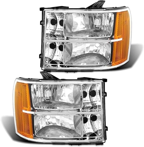 2007-2014 GMC Sierra Headlights Assembly  - Lot 32