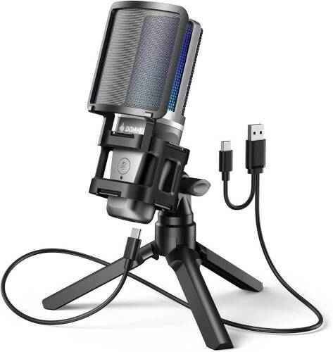 Donner USB Microphone w/ Tripod Stand & Pop Filter - Lot 119