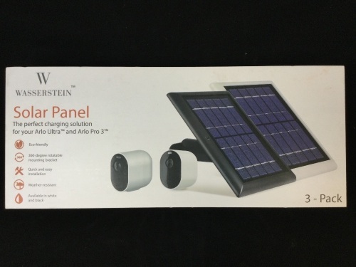 Pack of (3) Wasserstein Solar Panel for Arlo Ultra and Arlo Pro 3 - Lot 164