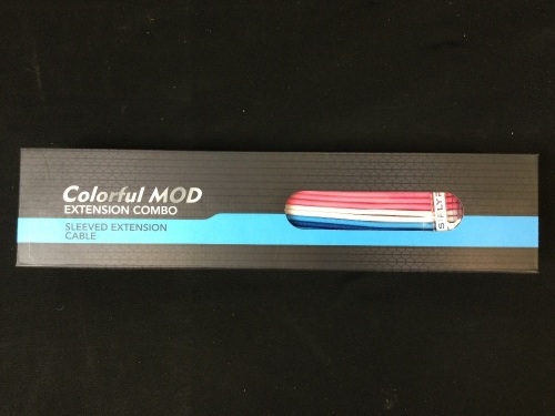 Colorful MOD Extension Combo Sleeved Extension Cable - Lot 245