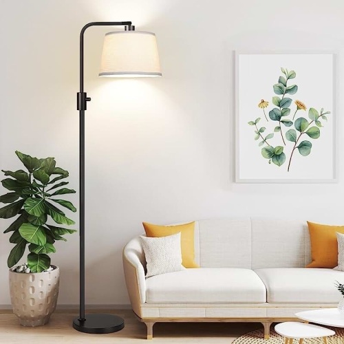 Dimmable Floor Lamp(Nautural /Bown) - Lot 326