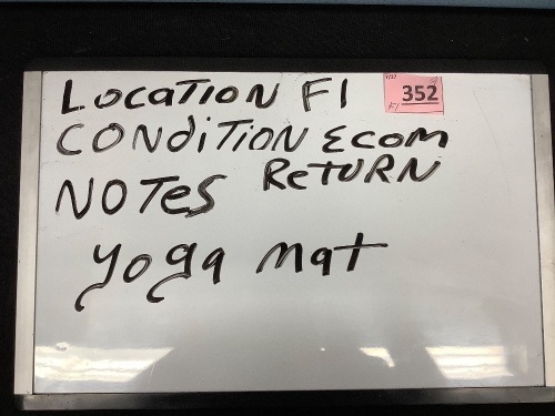 Yoga Mat - Lot 352