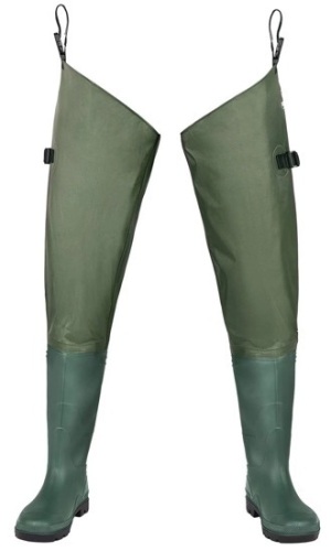 Cleated Boot Hip Waders - Lot 375