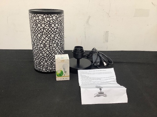 Bedside Modern Table Lamp: 110 Voltage - Lot 311
