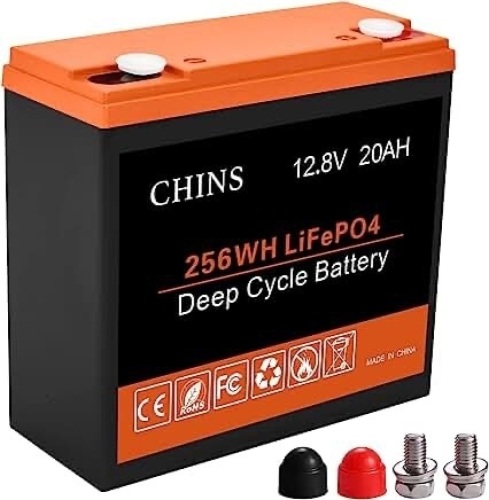 CHINS 12.8V 20AH Deep Cycle Battery - Lot 177