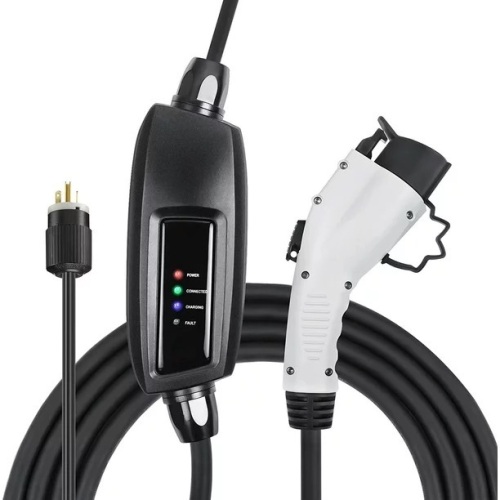 Lectron 240V 16 Amp Level 2 EV Charger with 21ft Extension Cord J1772 Cable & NEMA 6-20 Plug Electric Vehicle Charger - Lot 8219