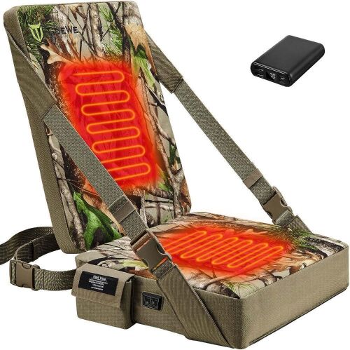 TIDEWE Heated Hunting Seat Cushion with Backrest  - Lot 198