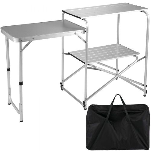VEVOR Aluminum Foldable Camping Kitchen 47" w/ Carry Bag - Lot 256