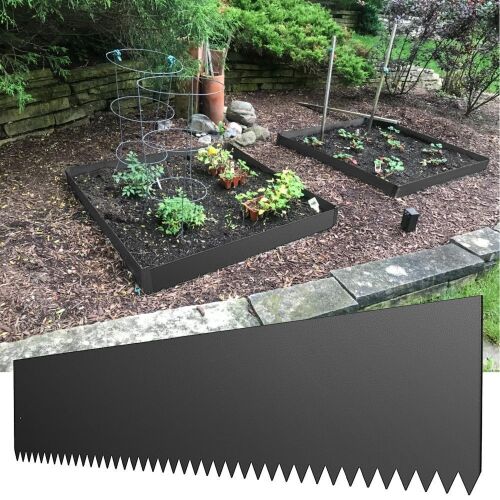 VEVOR Steel Landscape Edging 40 x 8 Inch, 3pcs - Lot 259