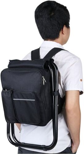 Lot of (2) Multi-Function Backpack Foldable Chair with Cooler Bag - Lot 263
