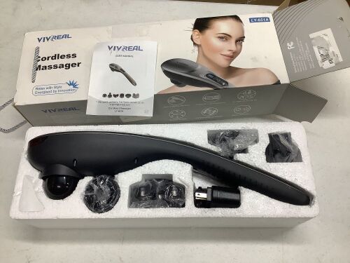Vivreal Handheld Cordless Massager  - Lot 330