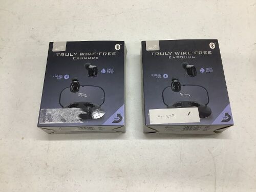 Lot of (2) Truly Wireless Bluetooth Ear Buds - Lot 544