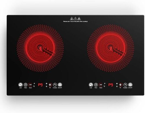 VBGK 24" Countertop Electric Cook Top, LED Touch Screen, 9 Heating Level, 110V - Lot 582