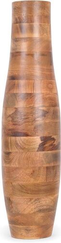Walbrook 23" Mango Wood Floor Vase  - Lot 585