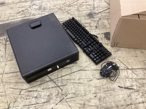 HP Prodesk Desktop Computer with Mouse and Keyboard  - Lot 623