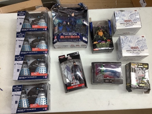 Lot of Action Figure Toys & Yu-Gi-Oh Cards  - Lot 576