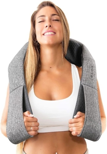 InvoSpa Shiatsu Back Shoulder and Neck Massager with Heat - Lot 233