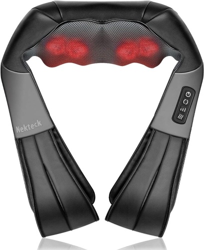 Shiatsu Neck and Back Massager with Soothing Heat - Missing 12V Adapter   - Lot 438