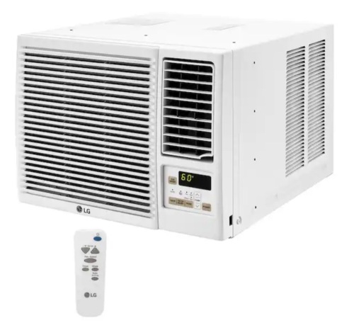 LG 7,500 BTU 115-Volt Window Air Conditioner with Cool, Heat and Remote - Lot 43