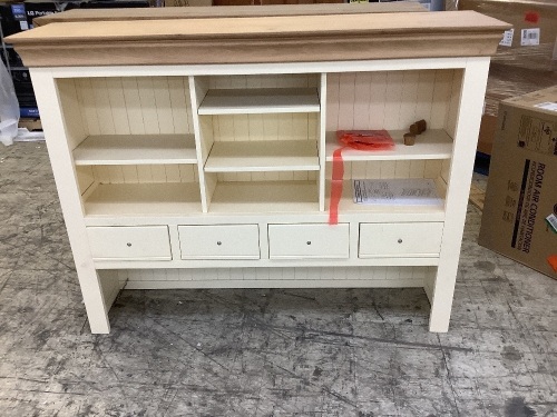 Country Cottage Painted Dresser Top - Lot 197