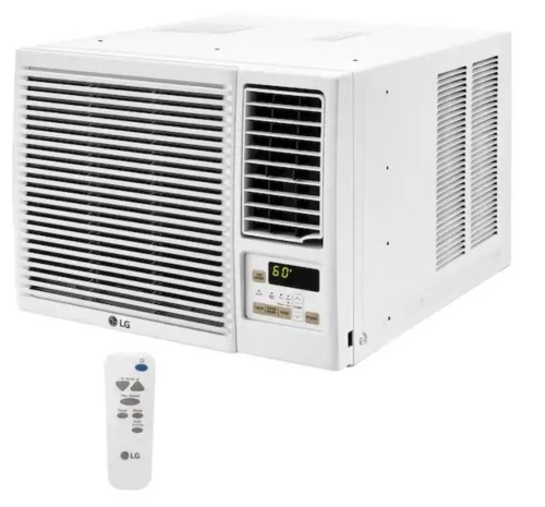 LG 7,500 BTU 115-Volt Window Air Conditioner with Cool, Heat and Remote - Lot 83