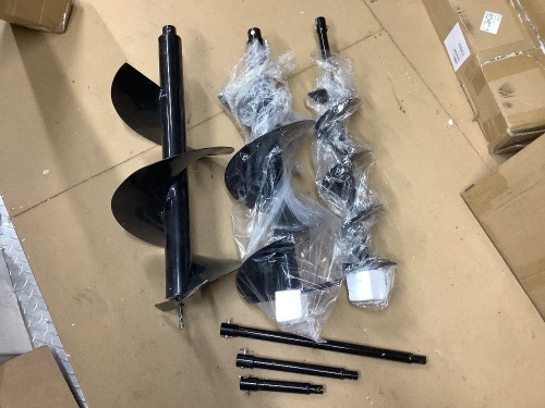 30" Auger Bit Set, 6/10/12" Diameter  - Lot 161