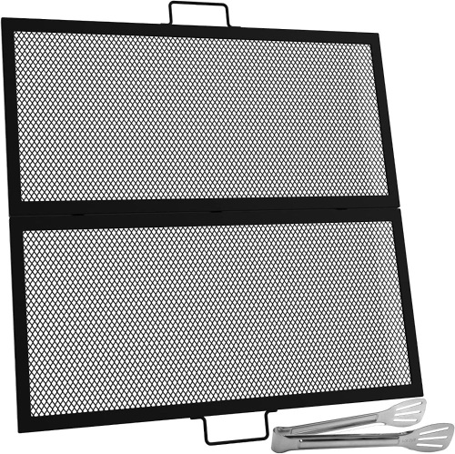 VEVOR X-Marks Foldable Fire Pit Cooking Grill Grate, 30" x 30"   - Lot 468