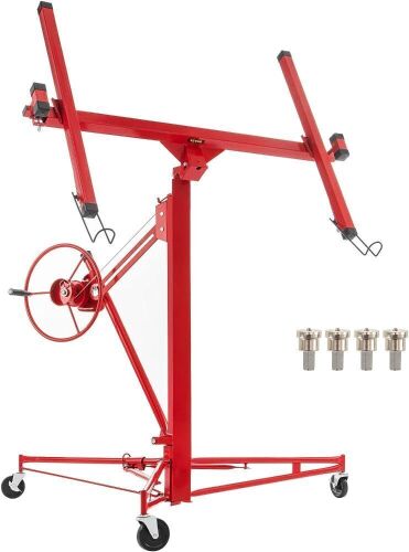VEVOR Drywall Rolling Lifter Panel Hoist Jack 16' w/ Lockable Wheels  - Lot 459