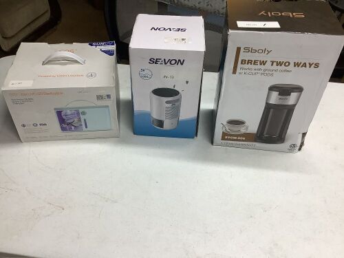 UV Sterilizing Bag, Dehumidifier & Coffee Maker  - Lot 308
