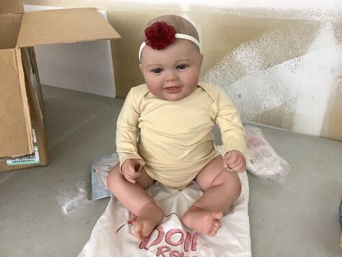 Pinky Reborn Baby Doll 24"  - Lot 637