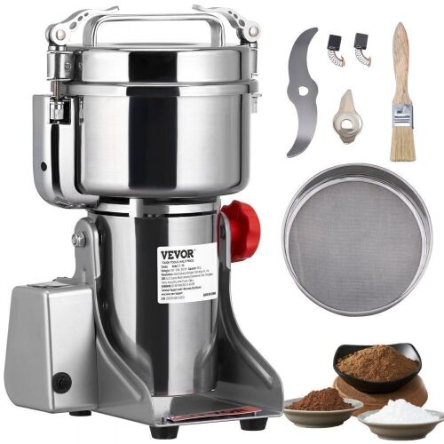 VEVOR 2500g Commercial Electric Grain Mill Grinder High Speed - Lot 678