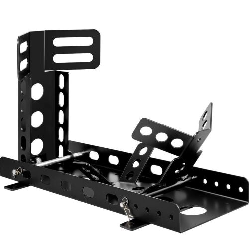 VEVOR 3000 lbs Heavy Duty Motorcycle Front Tire Chock for 14"-22" Wheels - Missing Some Hardware - Lot 640