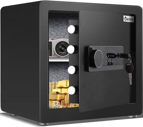 Kavey 1.6 Cu ft Home Safe with Digital Touch Screen Keypad and Sensitive Alarm System - Lot 149