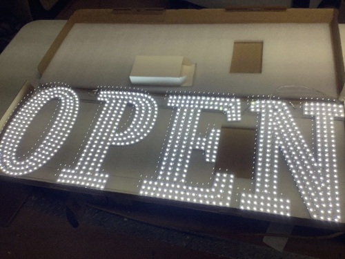 40" x 14" LED Open Sign  - Lot 305