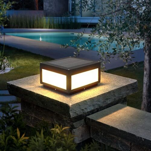 MVBT Solar Outdoor Modern Post Light  - Lot 568