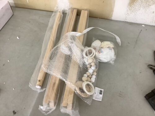 Wooden Baby Gym with Toys - Lot 214