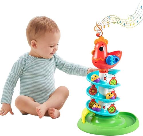 Auspint Rotating Tower Egg Drop Toy for Toddler - Lot 101
