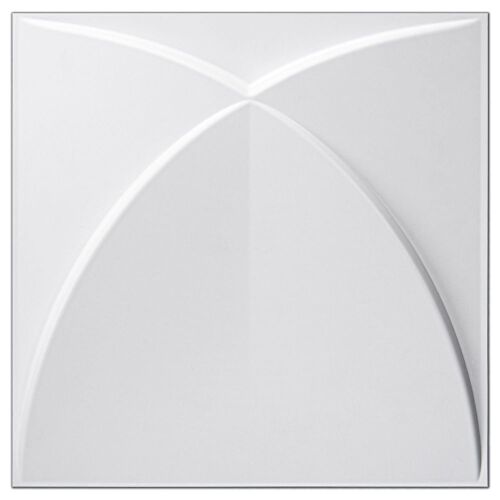 Art3d Decorative Windmil Design PVC 3D Wall Panels, White, Pack of 33 Tiles, 32Sq.Ft, 11.81 x 11.81 in - Lot 131