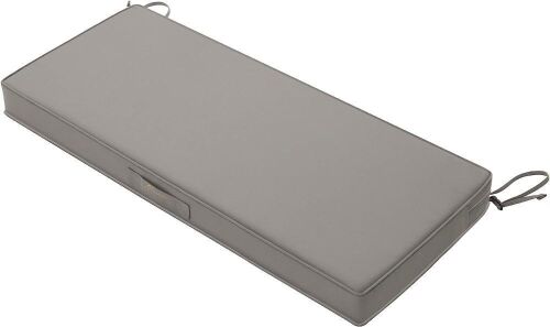 Favoyard Outdoor Bench Cushion 48 x 18 Inch, Light Gray  - Lot 129
