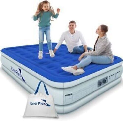 EnerPlex 16" Double-High Inflatable Air Mattress, Queen - Lot 116