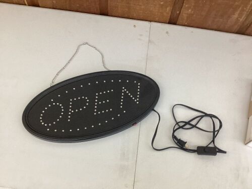 LED Open Sign - No Remote  - Lot 470