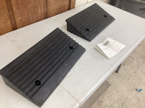 Rubber Threshold Curb Ramps, Set of 2 - Lot 484