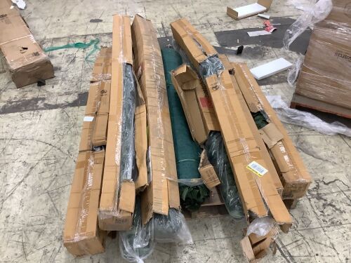 Lot of (9) Outdoor Faux Ivy Privacy Screen Fence  - Lot 373
