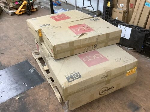 Lot of (5) Foot Stools & (1) Chaise - Uninspected Returns - Lot 620